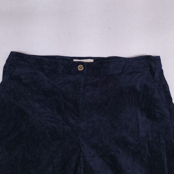 Michael Kors Casual Button Zip Dark Wash Pants Womens Size 16 Black - Picture 1 of 11
